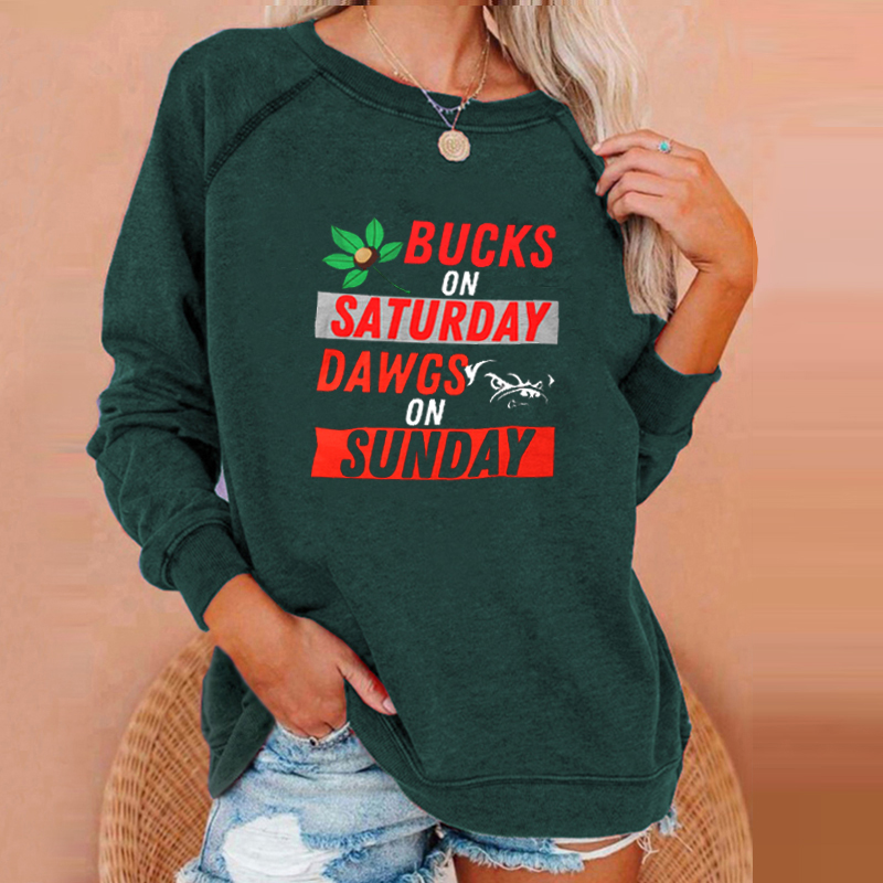 Raglan sleeve casual round neck long sleeve pullover