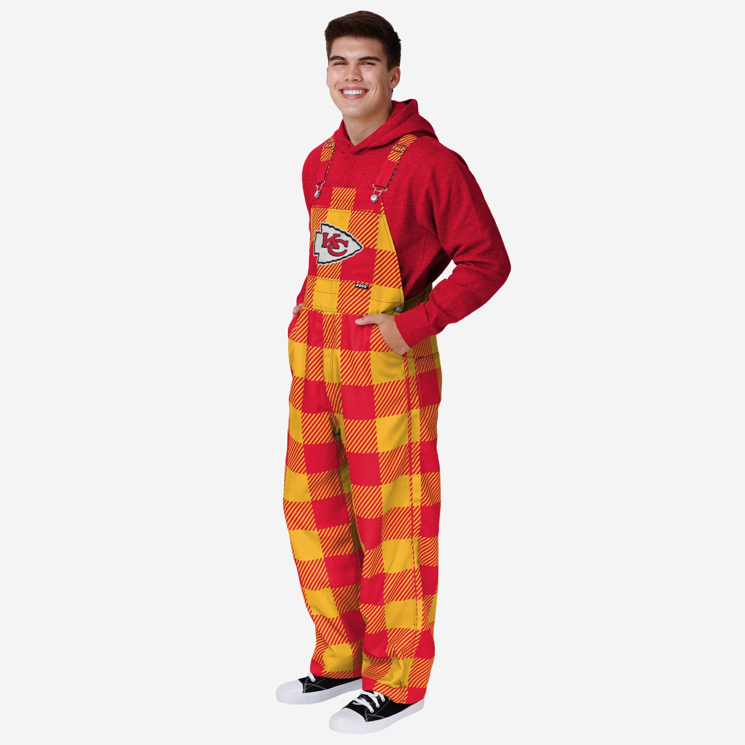 New Mens Plaid Bib Overalls