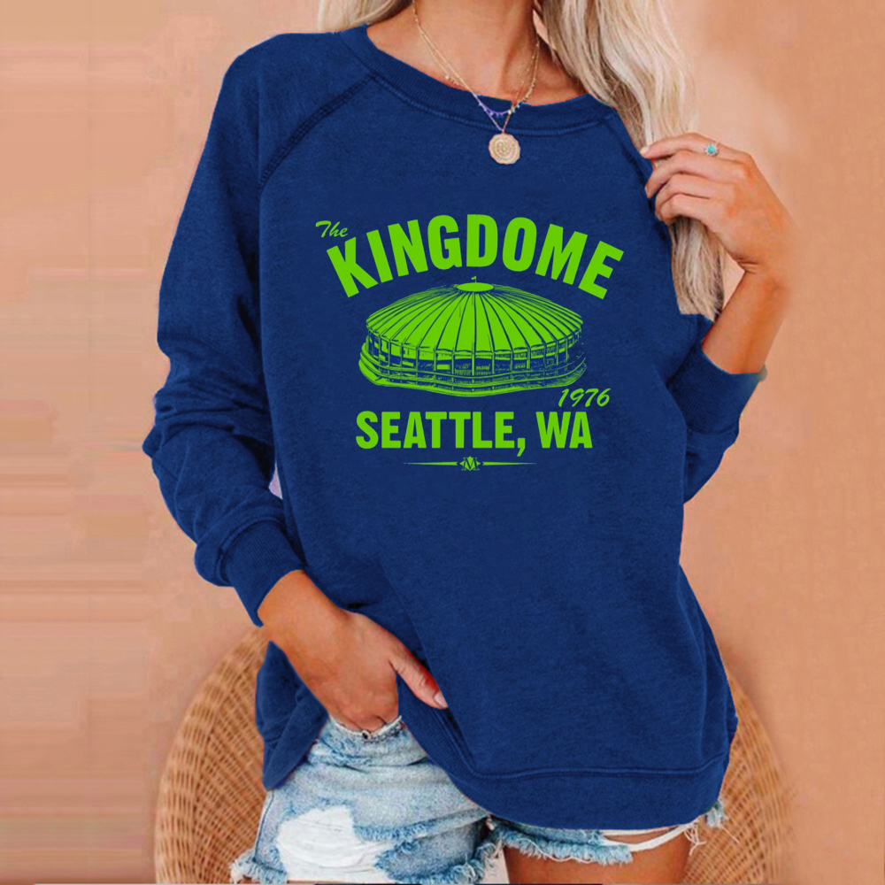 fashion loose casual sports printed Pullover