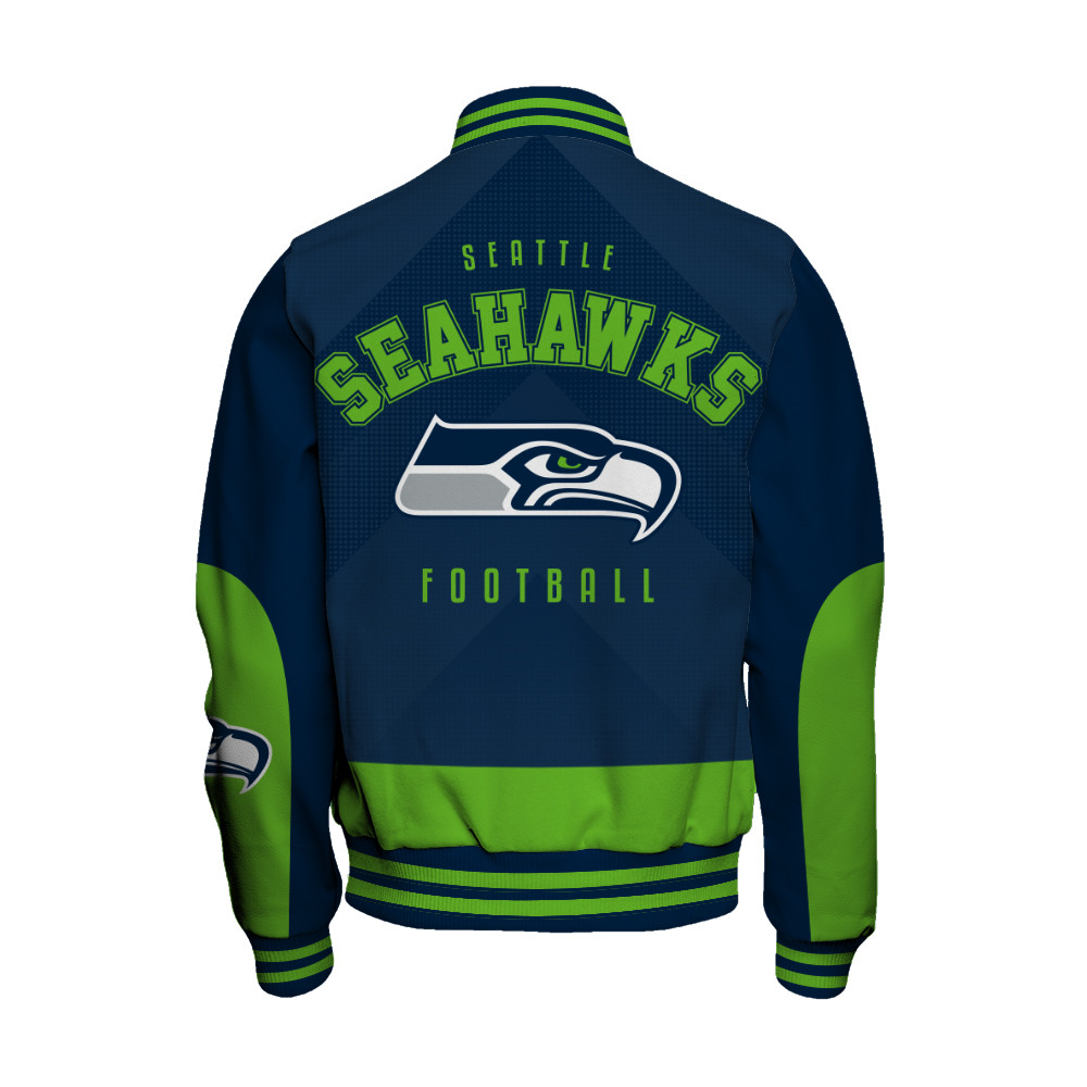Seattle Seahawks Football Team 2025 - 26 Stay Ahead Of The Trend Unisex Varsity Jacket