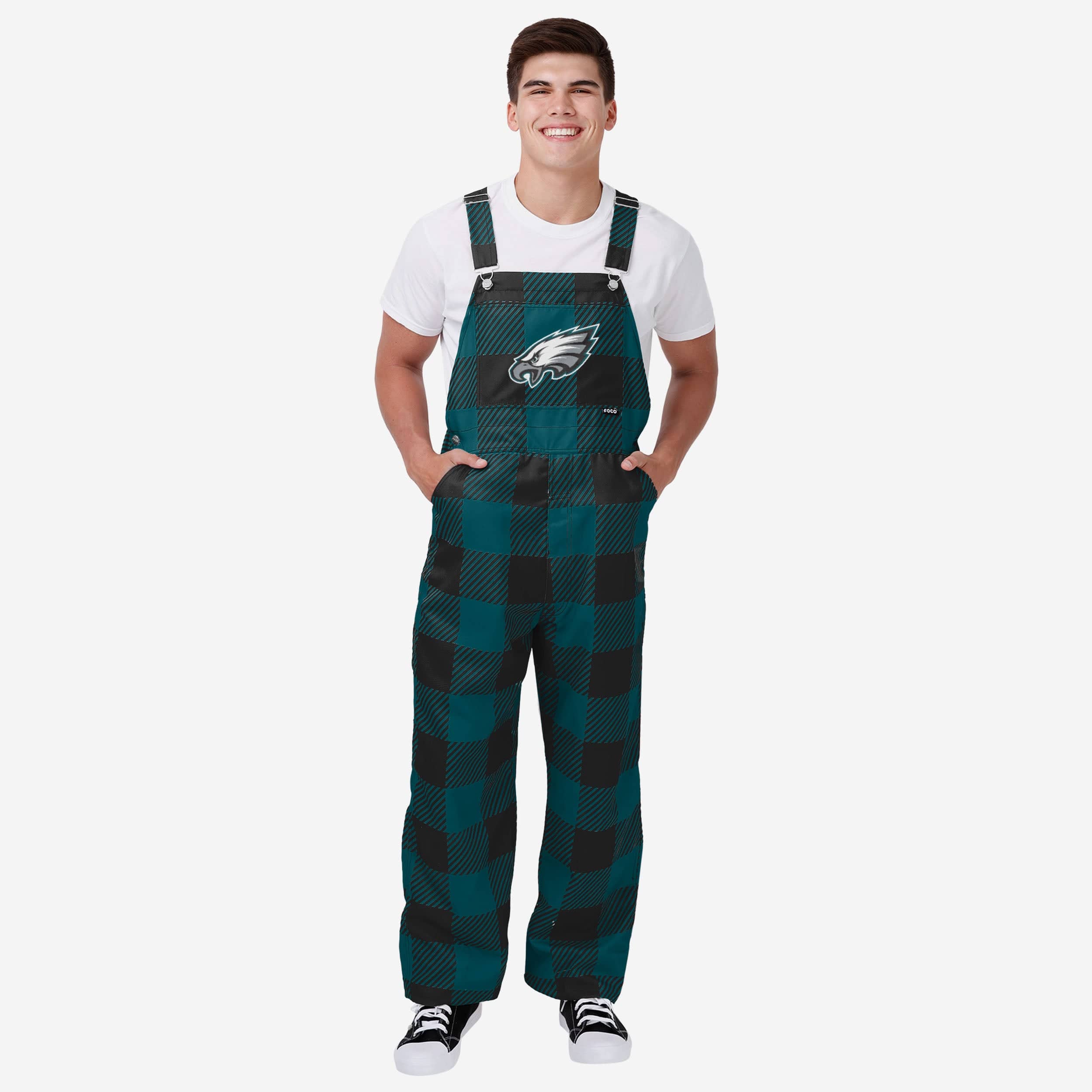 New Mens Plaid Bib Overalls