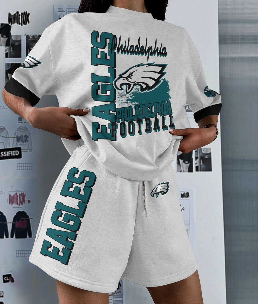 Philadelphia Eagles Limited Edition Women's T-Shirt & Short Set