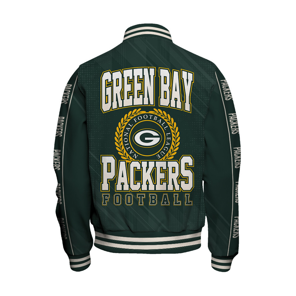 Green Bay Packers Football Team 2025 - 26 Personality, Outstanding Unisex Varsity Jacket