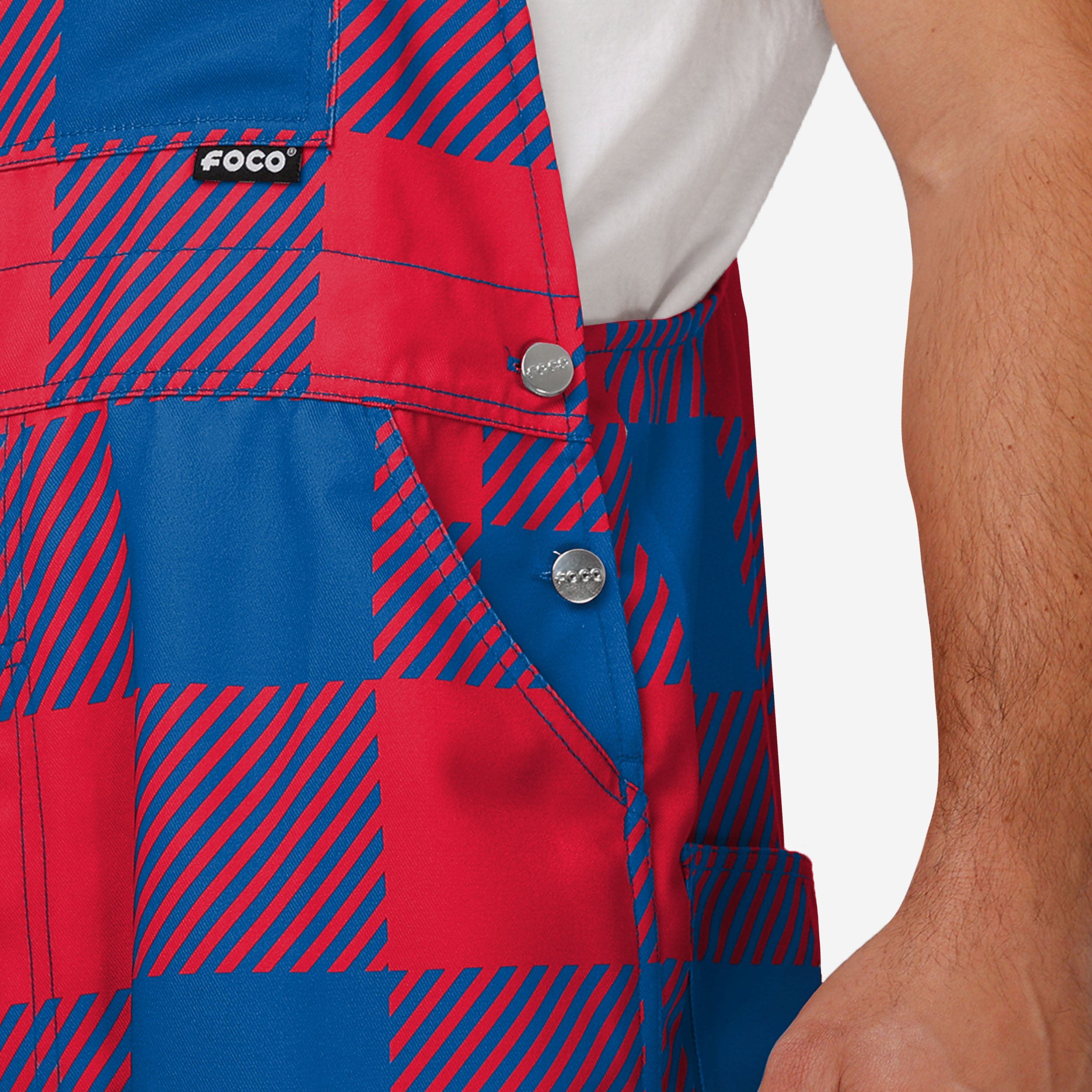 New Mens Plaid Bib Overalls