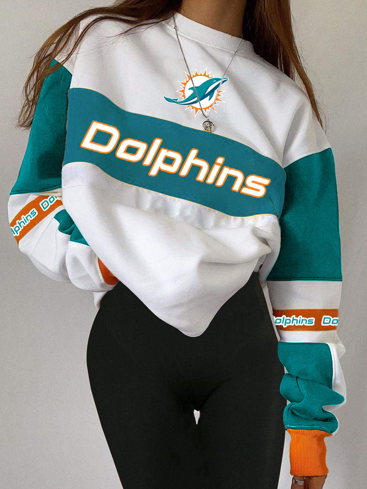 Miami Dolphins Fashion Printed Sweatshirt