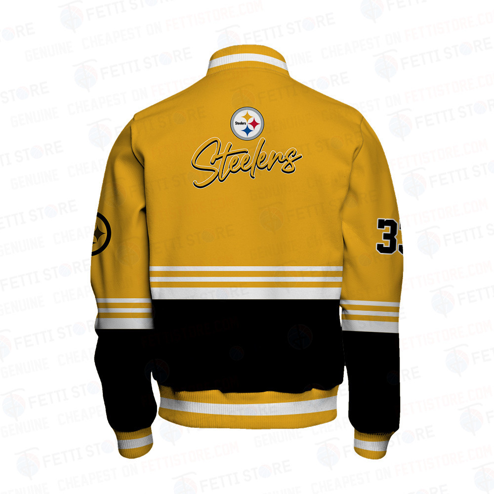 Pittsburgh Steelers - National Football League AOP Varsity Jacket V4