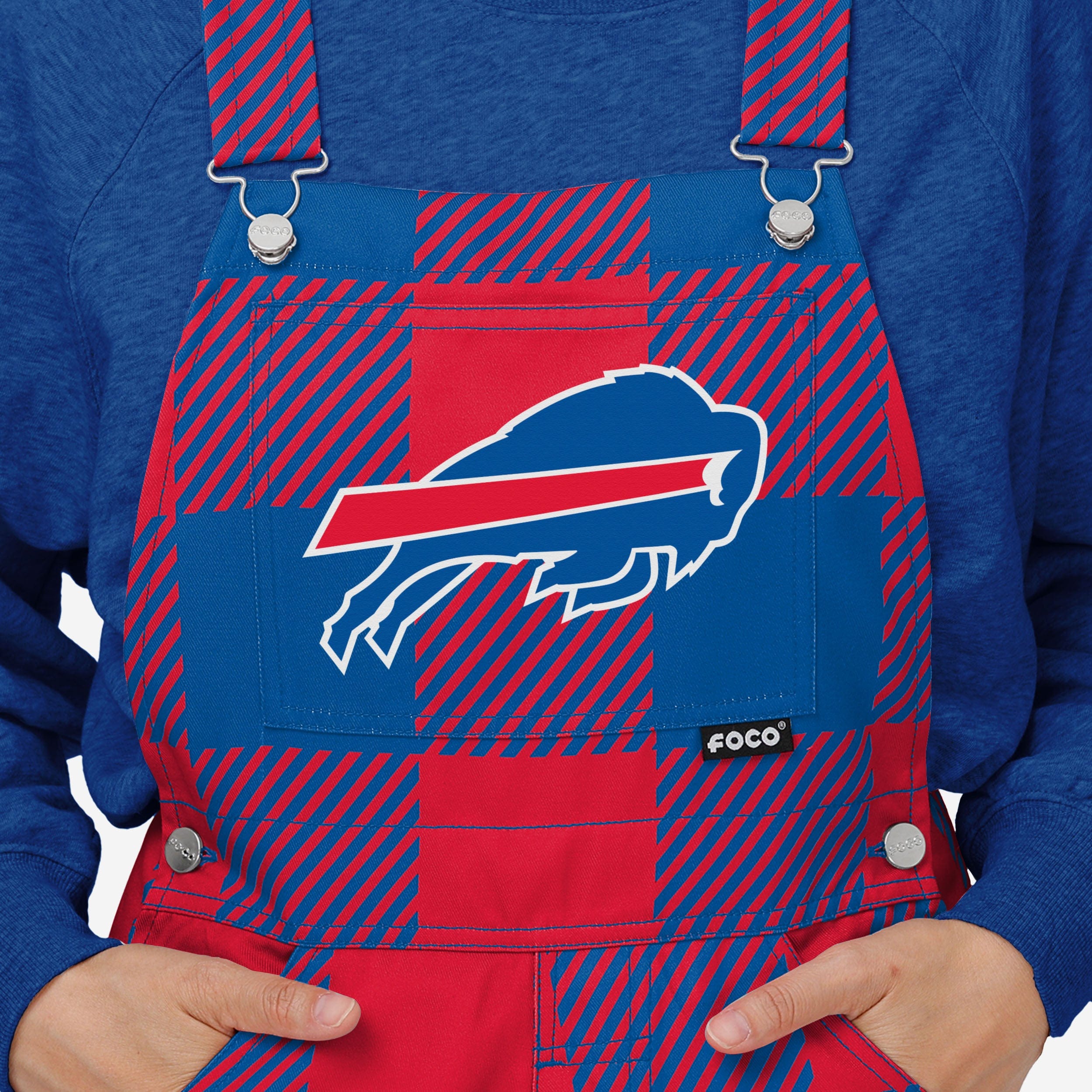 New Womens Plaid Bib Overalls