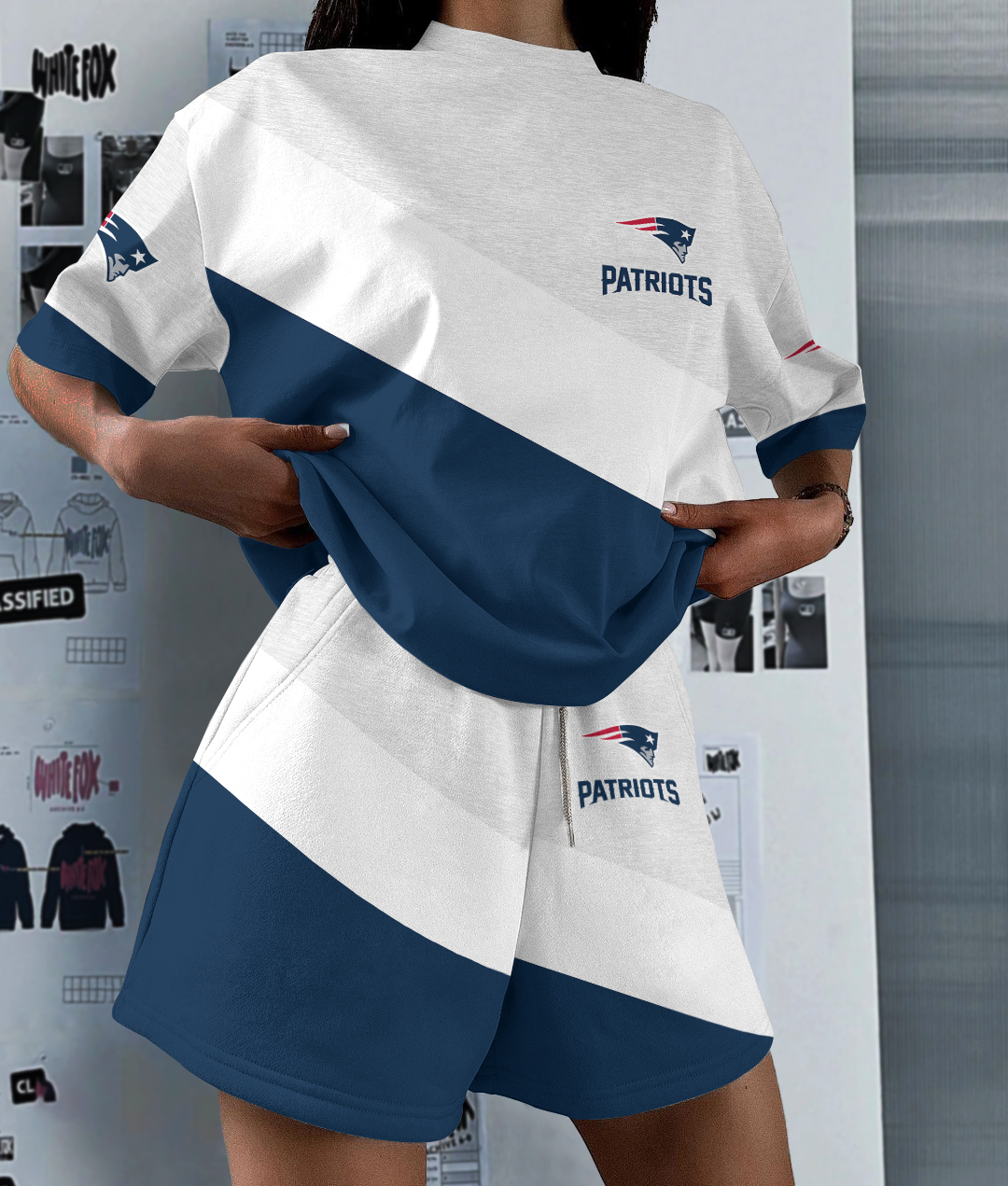 New England Patriots Limited Edition Women's T-Shirt & Short Set