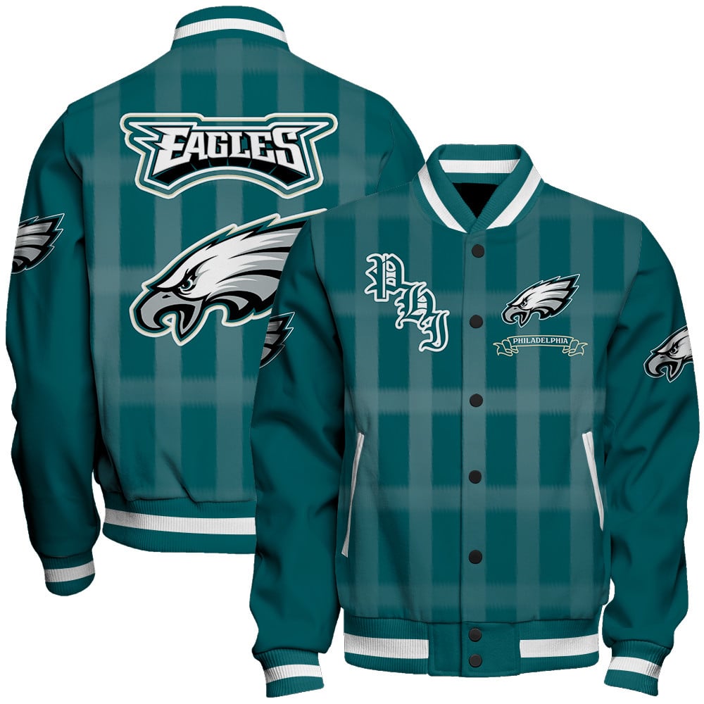 Philadelphia Eagles Football Team 2025 - 26 Unforgettable Memories Unisex Varsity Jacket