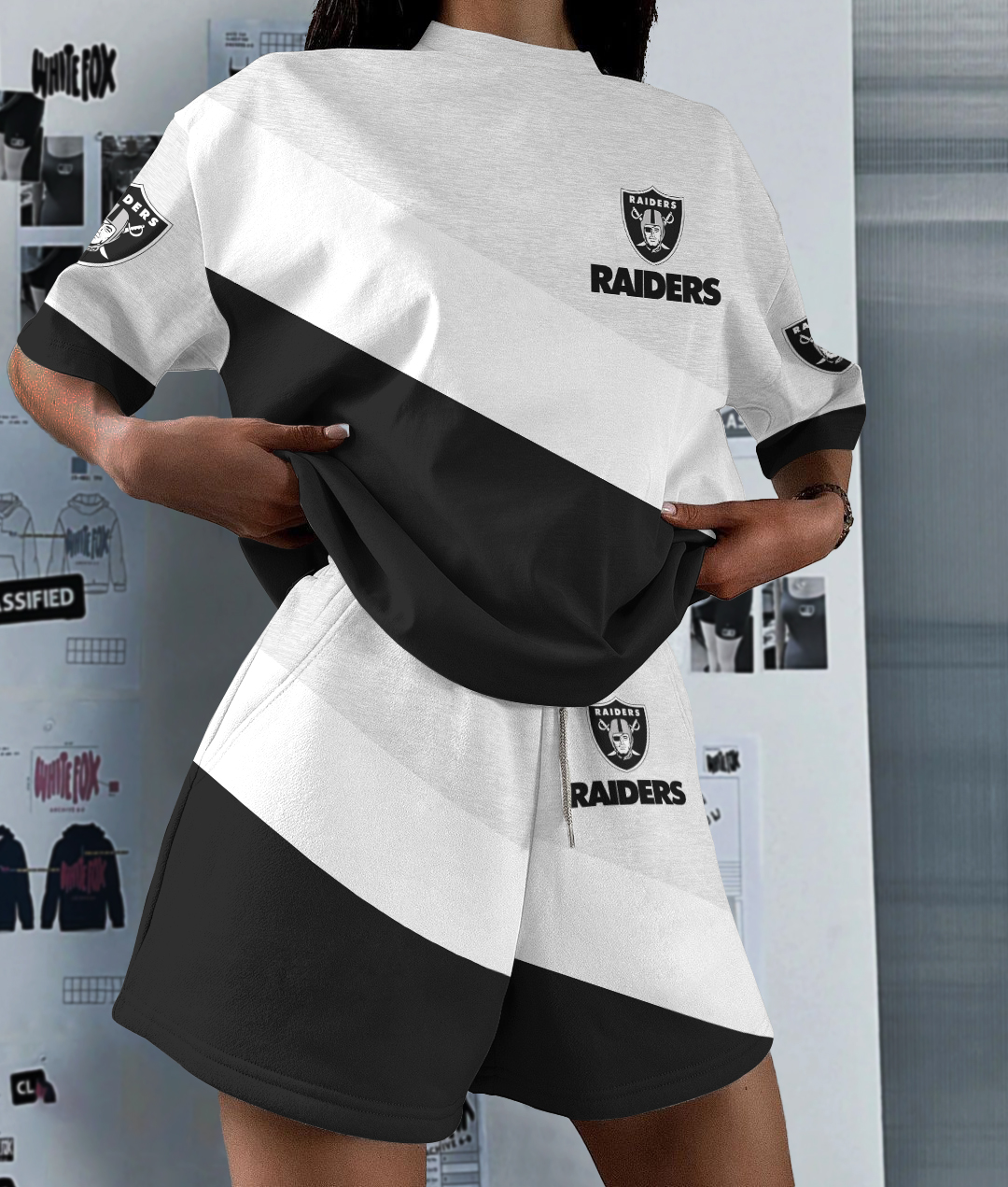 Las Vegas Raiders Limited Edition Women's T-Shirt & Short Set