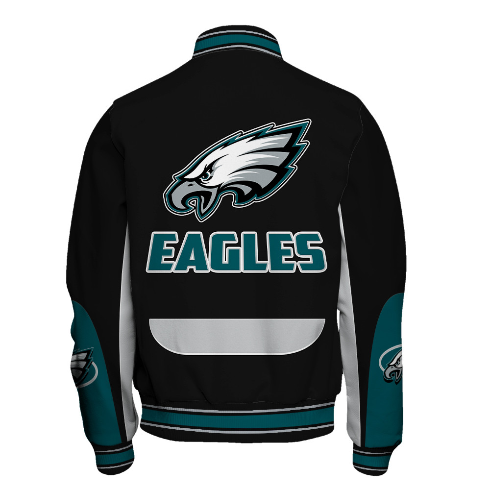 Philadelphia Eagles Football Team 2025 - 26 In Sync With The Home Team Unisex Varsity Jacket