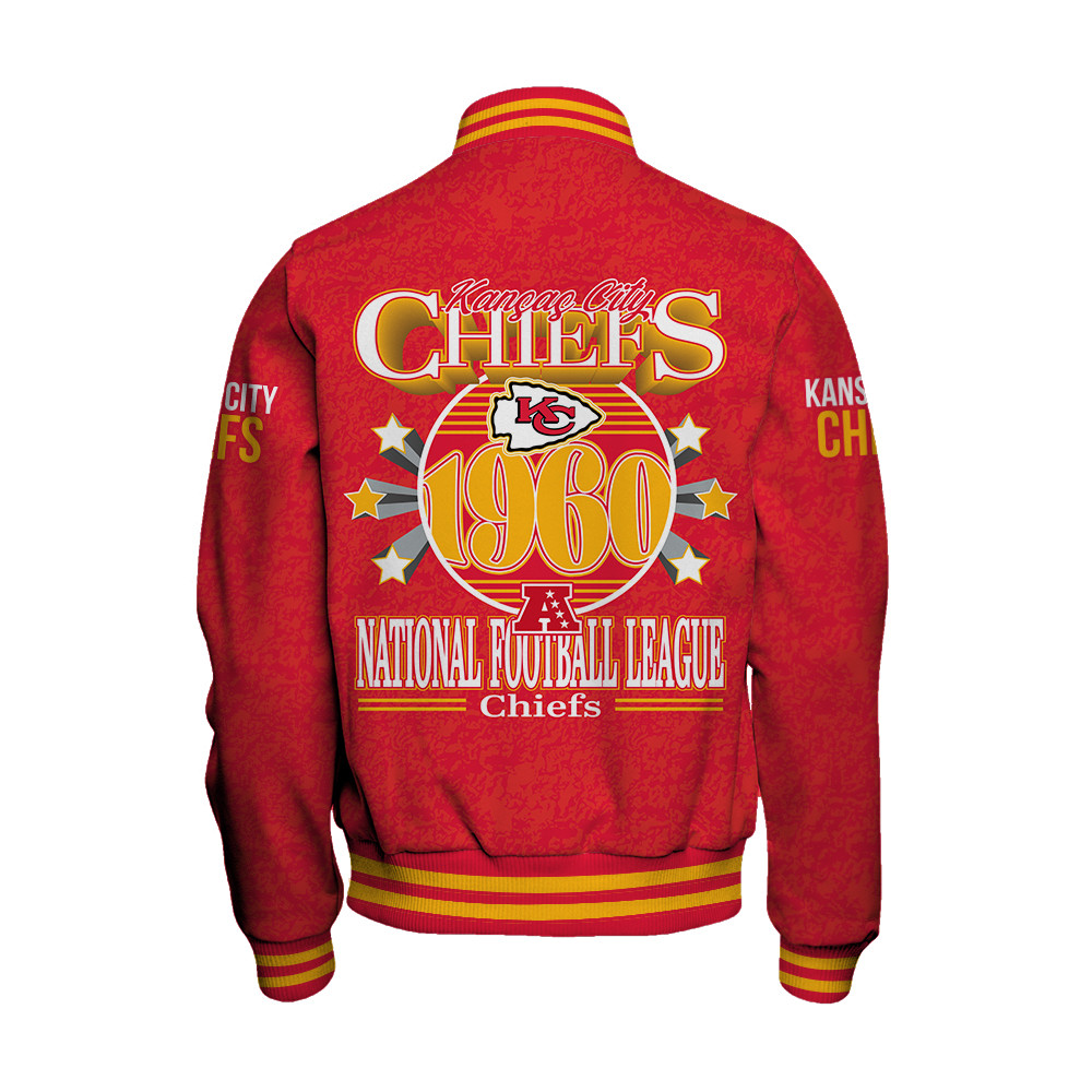 Kansas City Chiefs Football Team 2025 -26 Super Durable Unisex Varsity Jacket