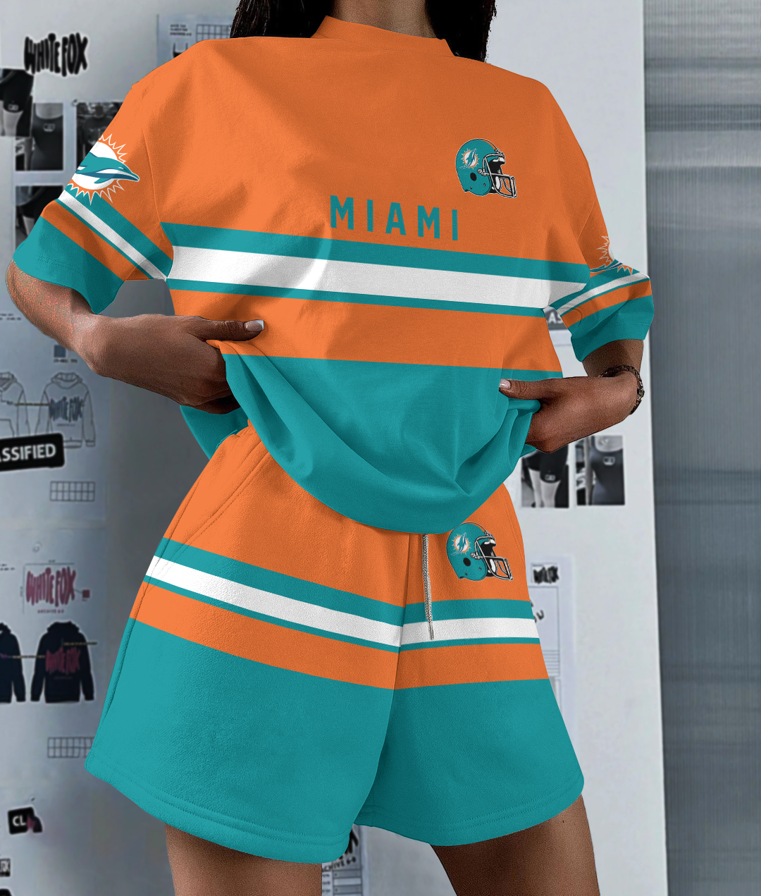 Miami Dolphins Limited Edition Women's T-Shirt & Short Set