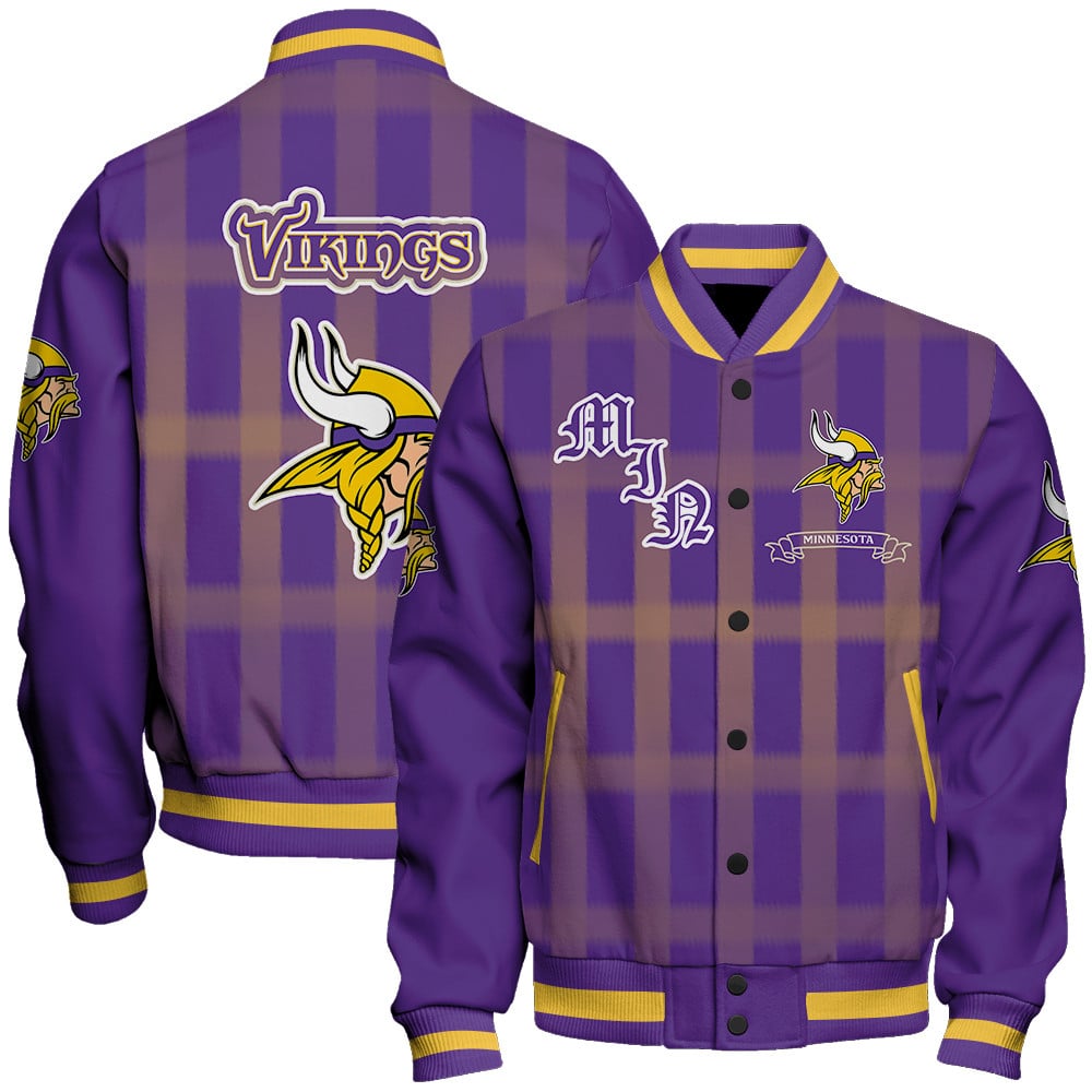 Minnesota Vikings Football Team 2025 - 26 Unforgettable Memories Unisex Varsity Jacket
