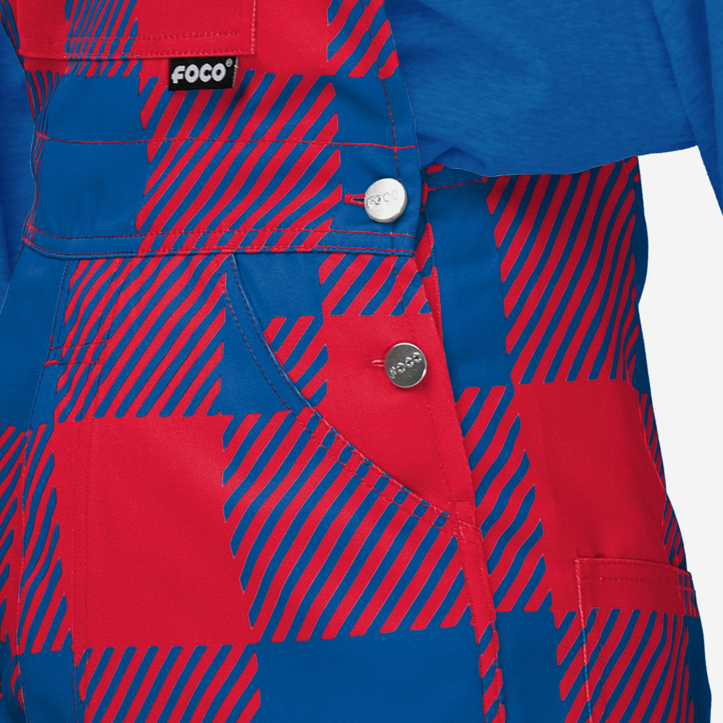 New Womens Plaid Bib Overalls