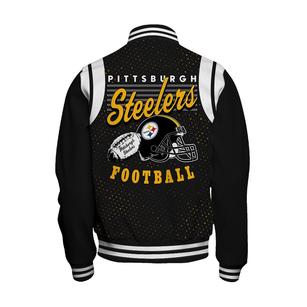 Pittsburgh Steelers National Football League 2025 Make Your Mark Unisex Varsity Jacket