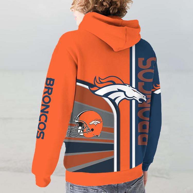 Denver BroncosLimited Edition 3D Printed Pocket Hoodie