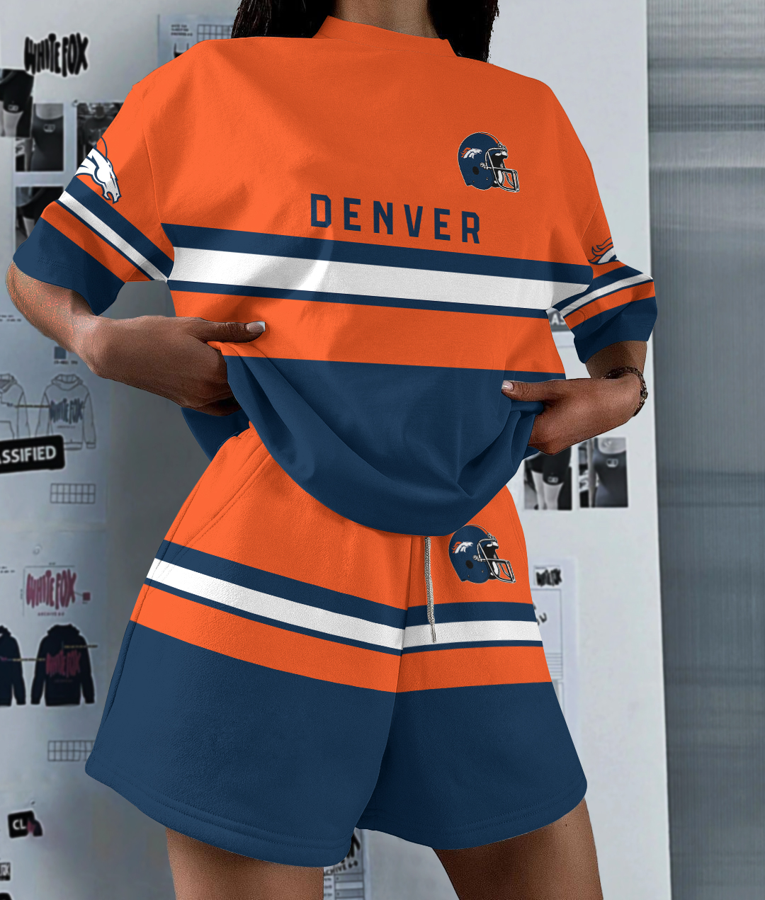 Denver Broncos Limited Edition Women's T-Shirt & Short Set