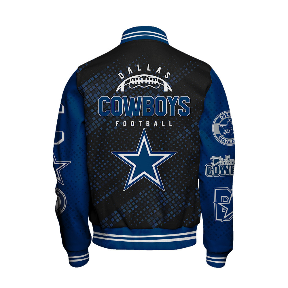 Dallas Cowboys National Football League Pattern Varsity Jacket V13