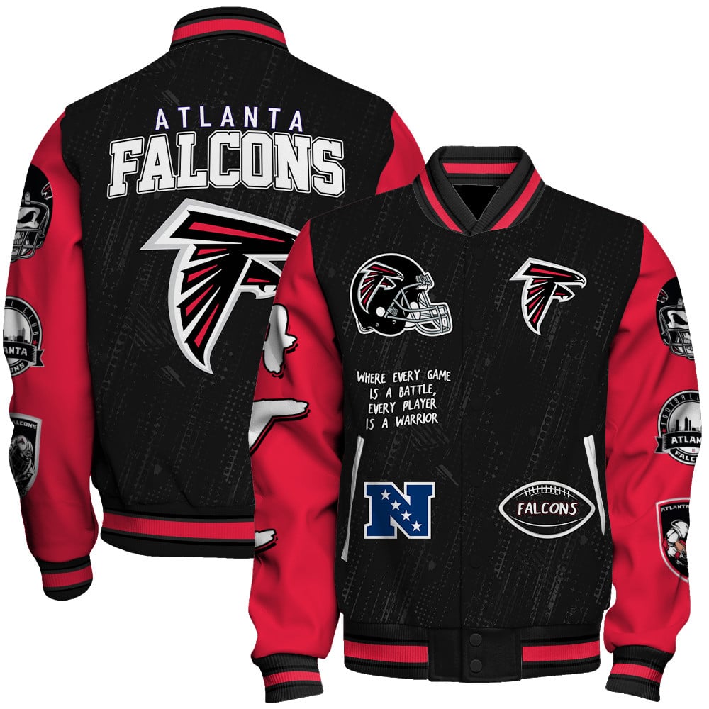Atlanta Falcons National Football League Conquer Every Field Unisex Varsity Jacket