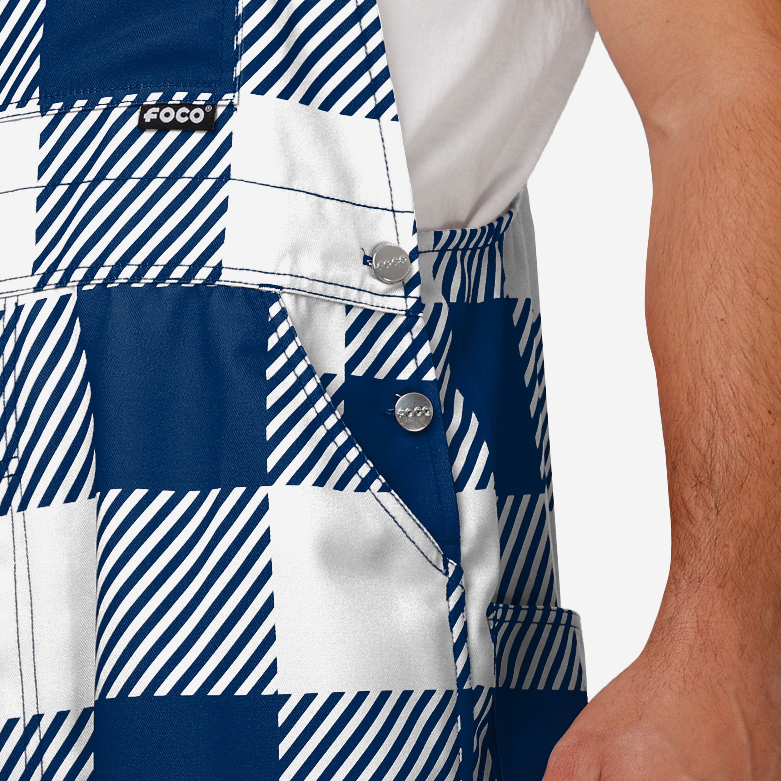 New Mens Plaid Bib Overalls
