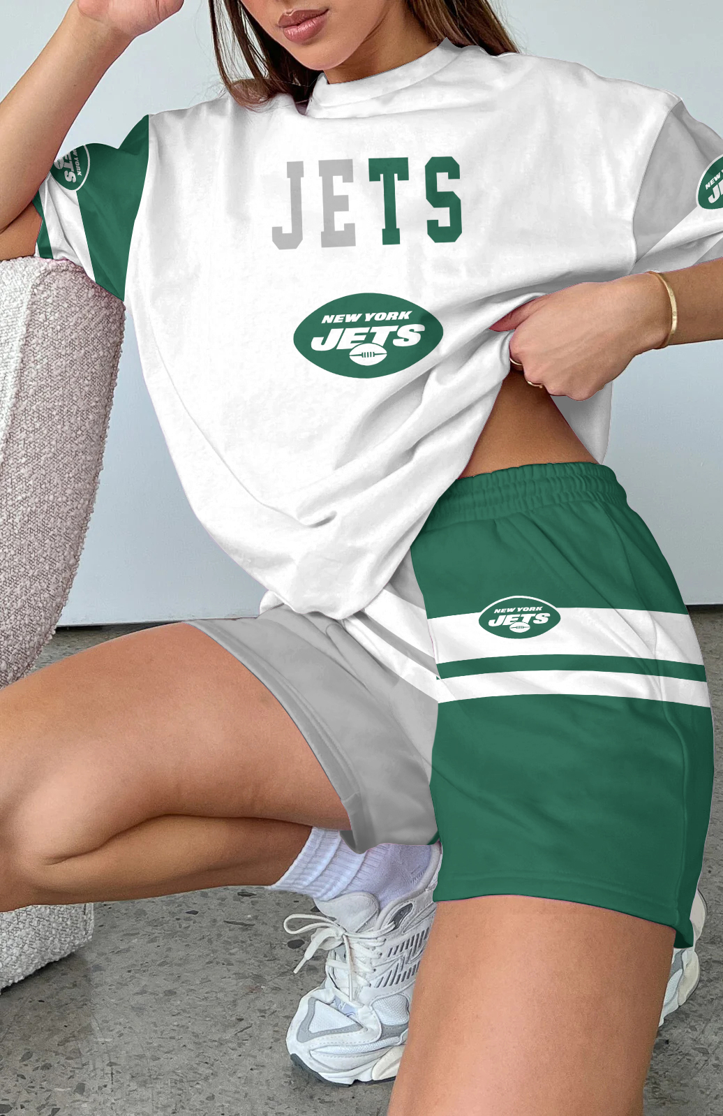New York Jets  Limited Edition Women's T-Shirt & Short Set