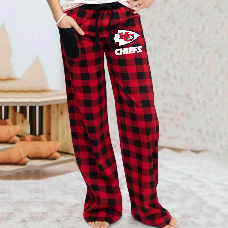 Casual Plaid printed pants