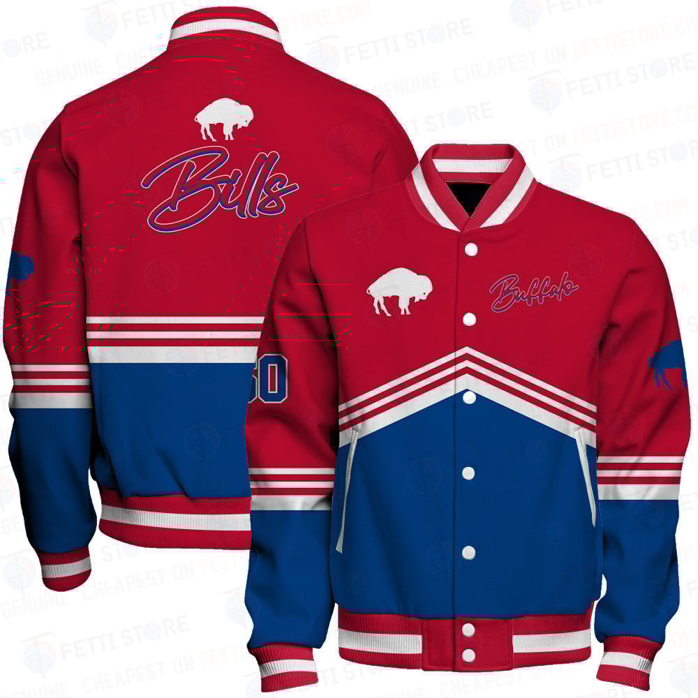 Buffalo Bills - National Football League AOP Varsity Jacket V4