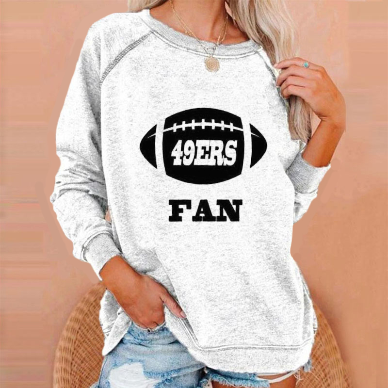 Fashion Temperament Printed Raglan Sleeve