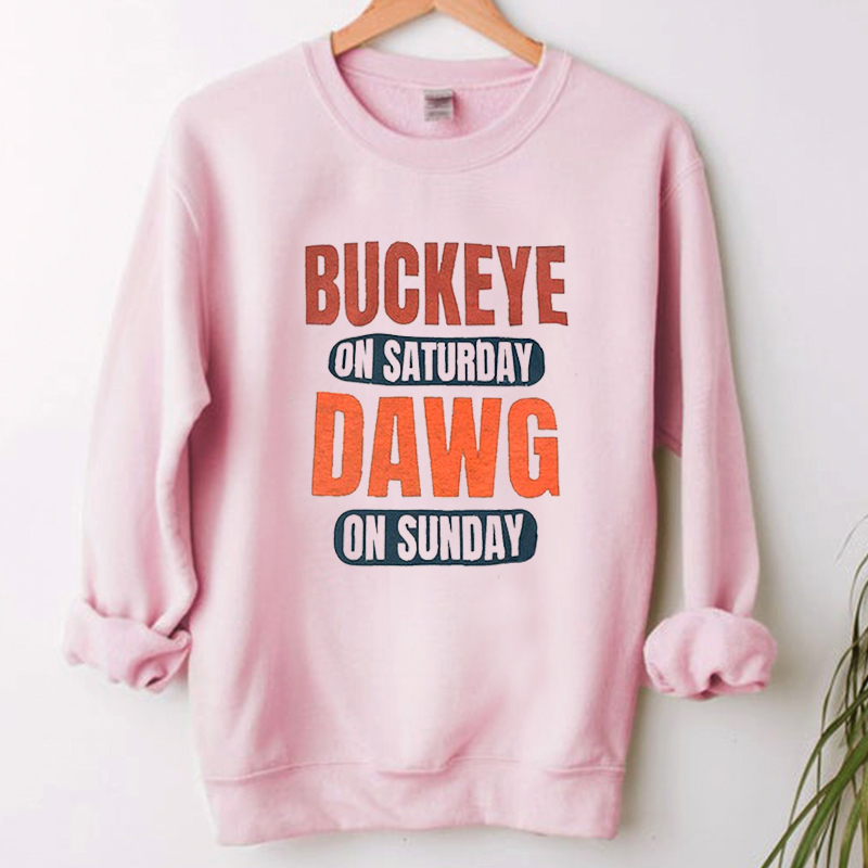 Printed casual crew neck pullover