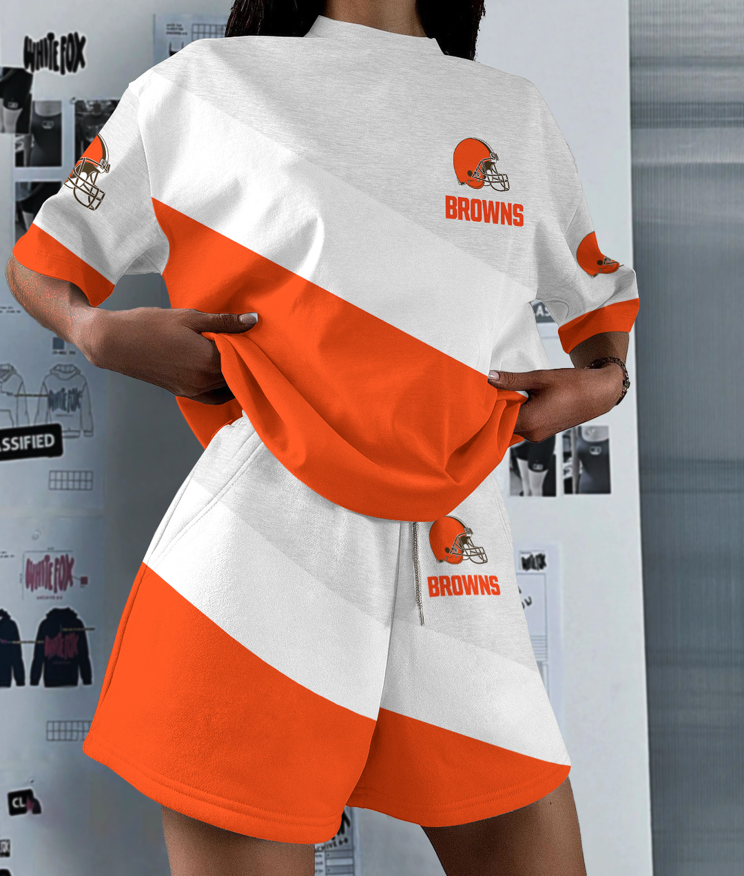 Cleveland Browns Limited Edition Women's T-Shirt & Short Set