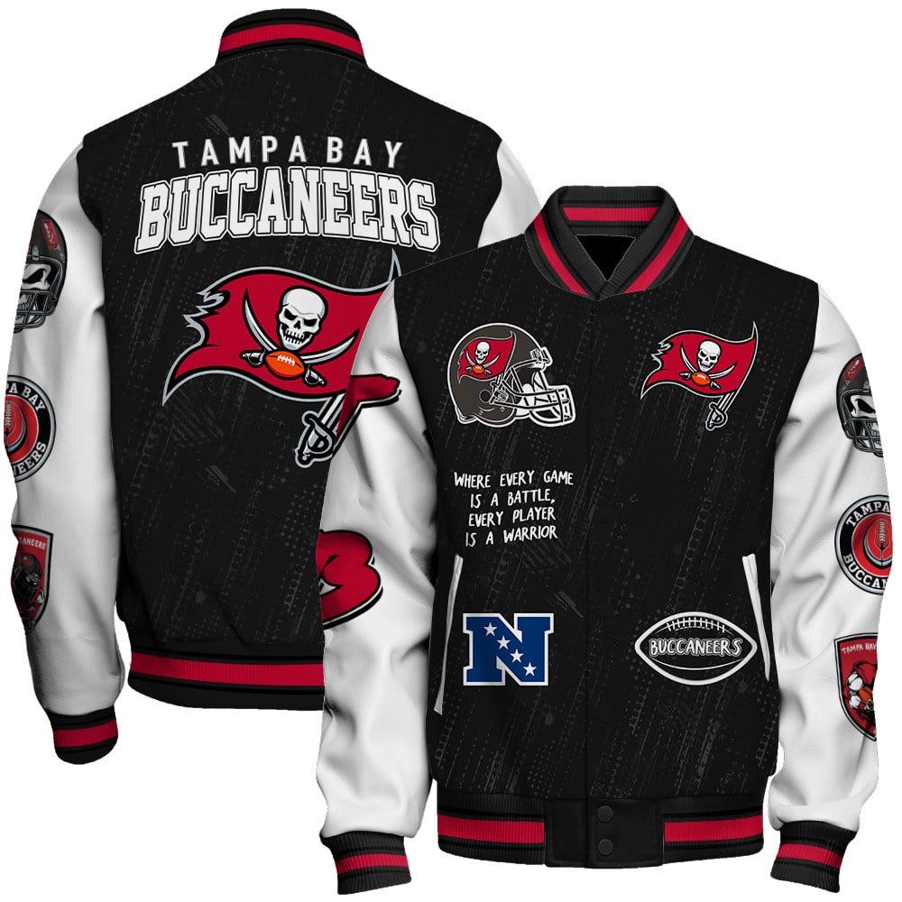 Tampa Bay Buccaneers National Football League Conquer Every Field Unisex Varsity Jacket