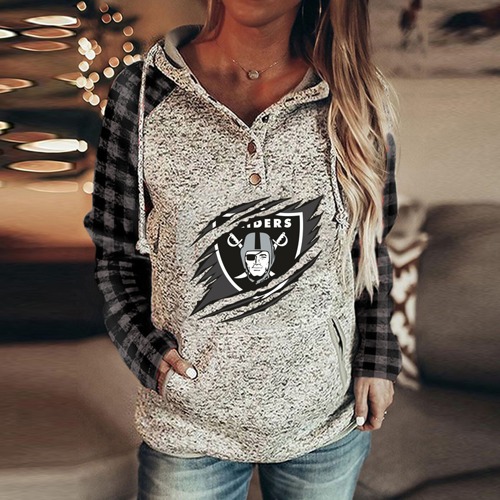 Fashion color blocking printed Hoodie