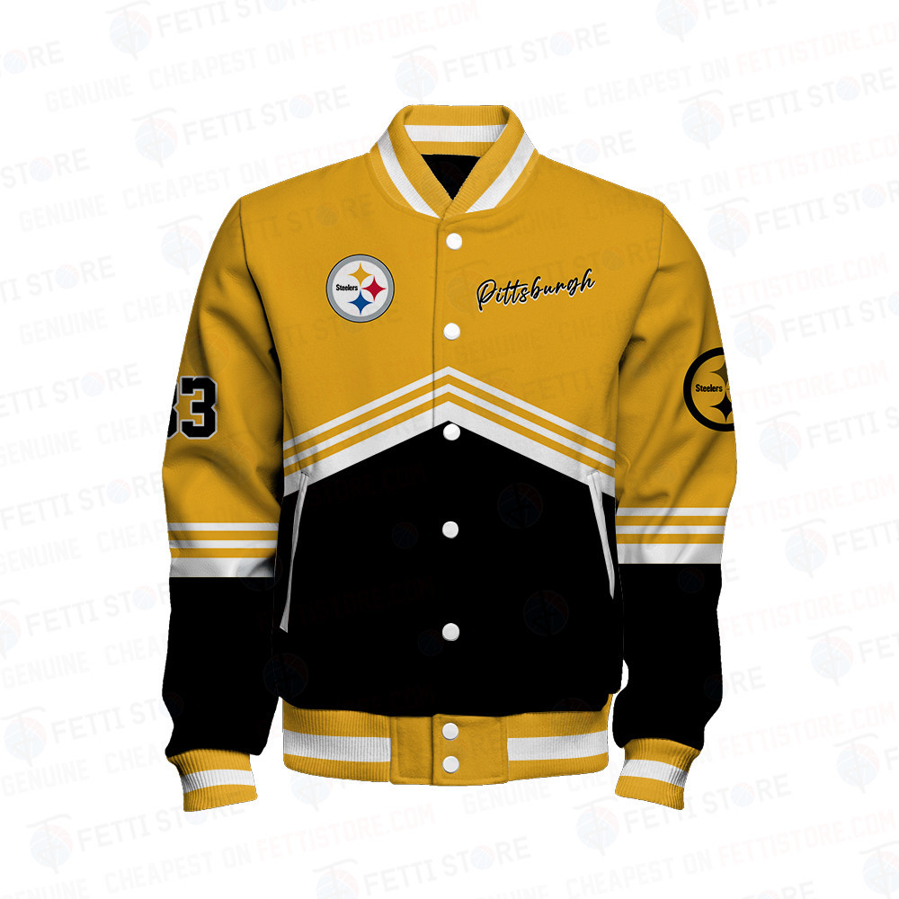 Pittsburgh Steelers - National Football League AOP Varsity Jacket V4