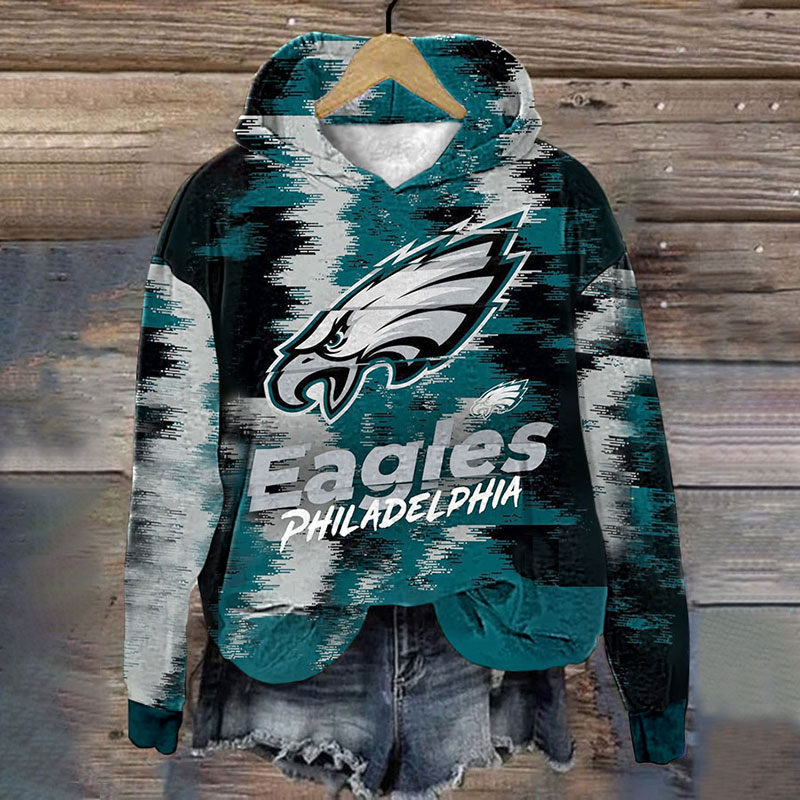 Fashion printed long sleeve Hoodie