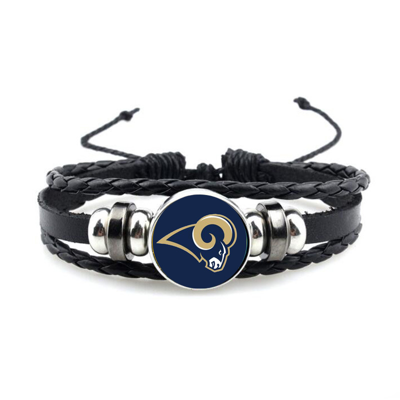 Rugby Leather Bracelet Retro Multilayer Leather Bracelet