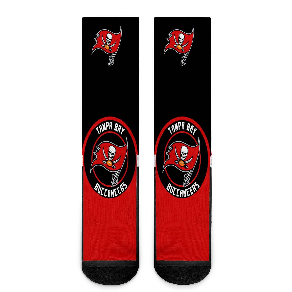 Tampa Bay Buccaneers For Bare Feet Crew Socks