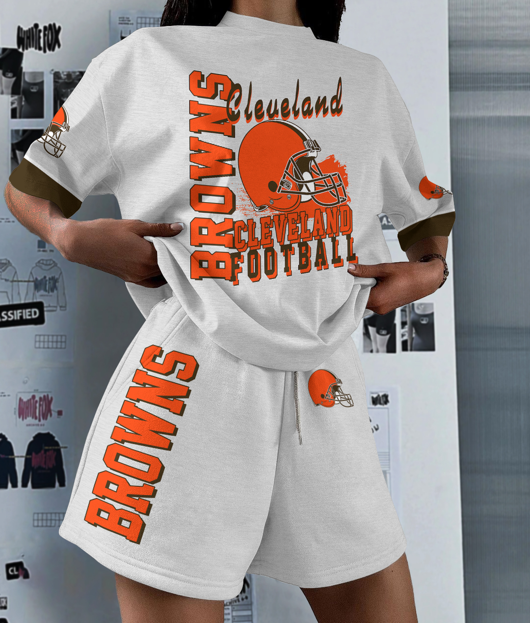Cleveland Browns Limited Edition Women's T-Shirt & Short Set