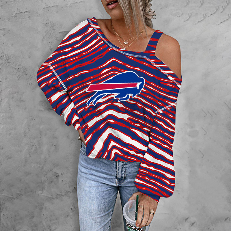 ASYMMETRICAL NECK SHIFT CASUAL LONG SLEEVE TOP