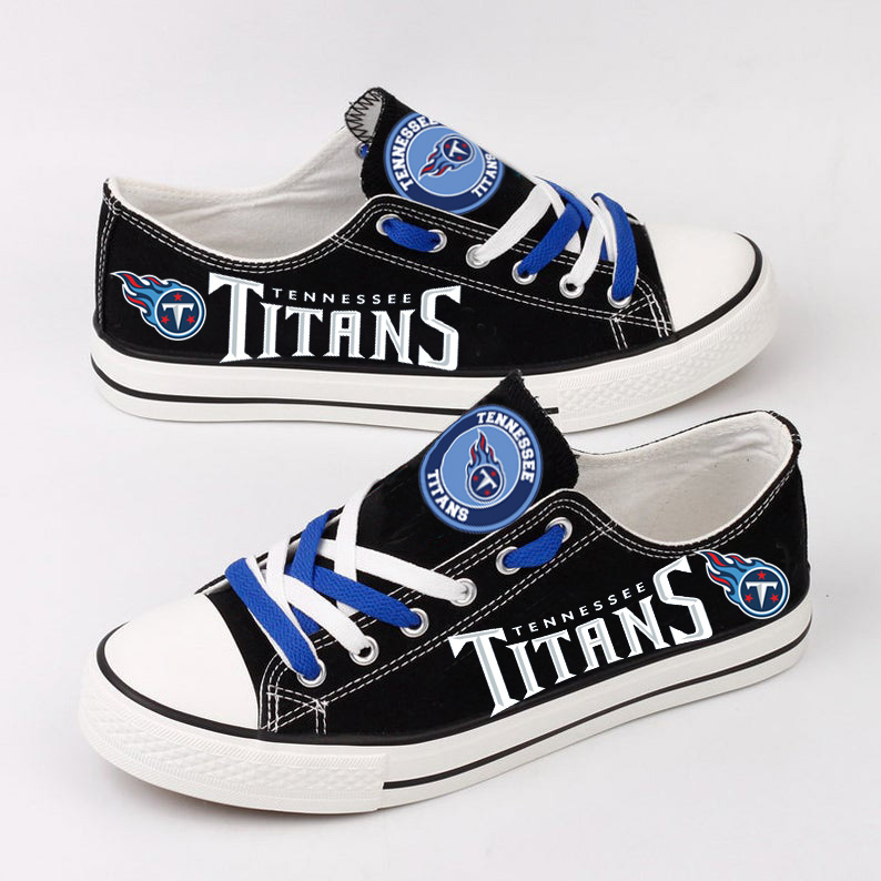 Casual printed low-top canvas shoes unisex