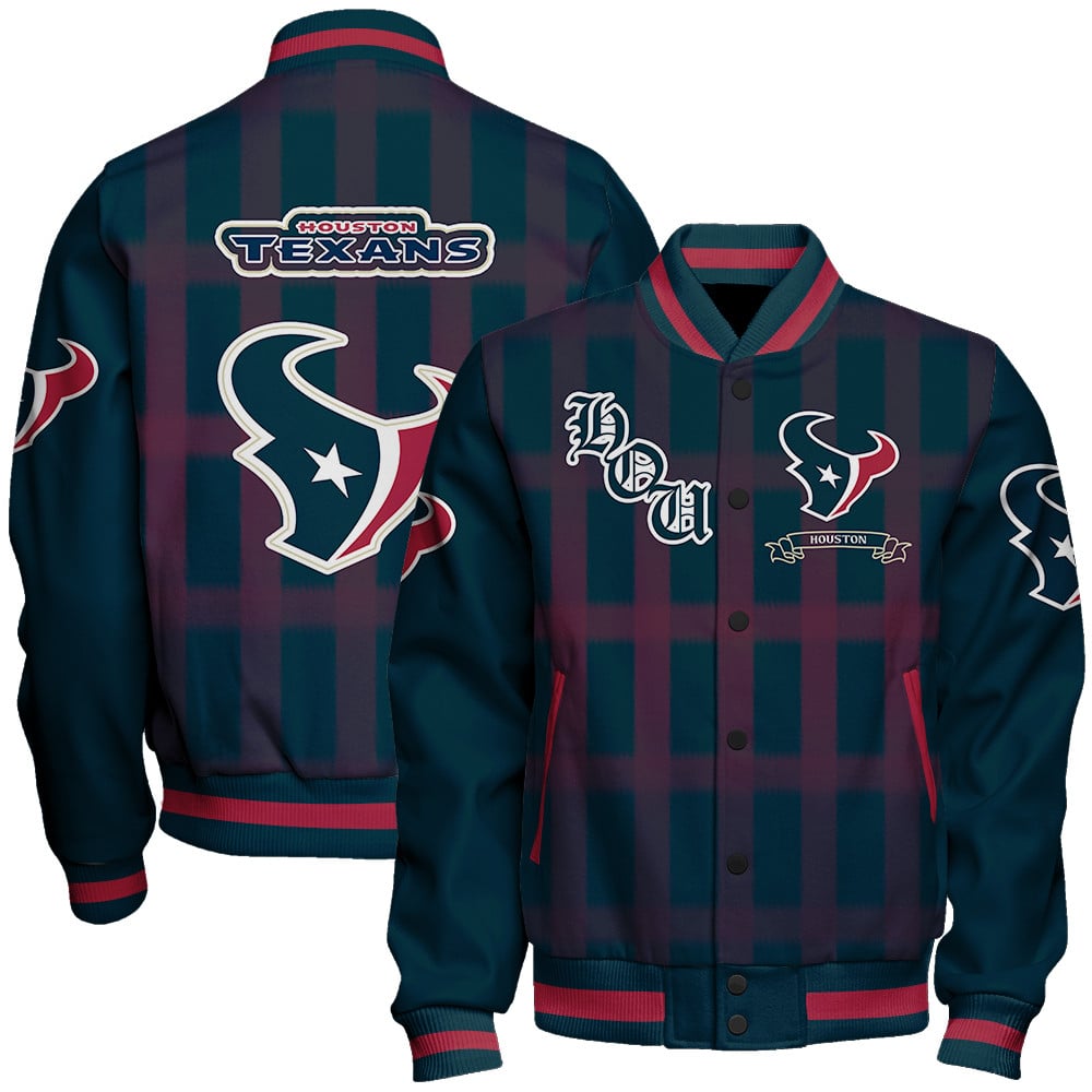 Houston Texans Football Team 2025 - 26 Unforgettable Memories Unisex Varsity Jacket