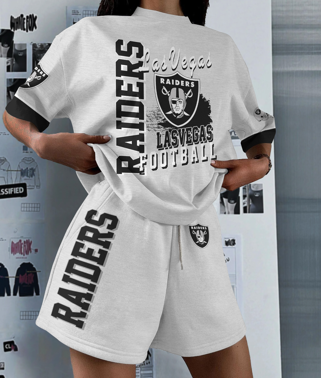 Las Vegas Raiders Limited Edition Women's T-Shirt & Short Set