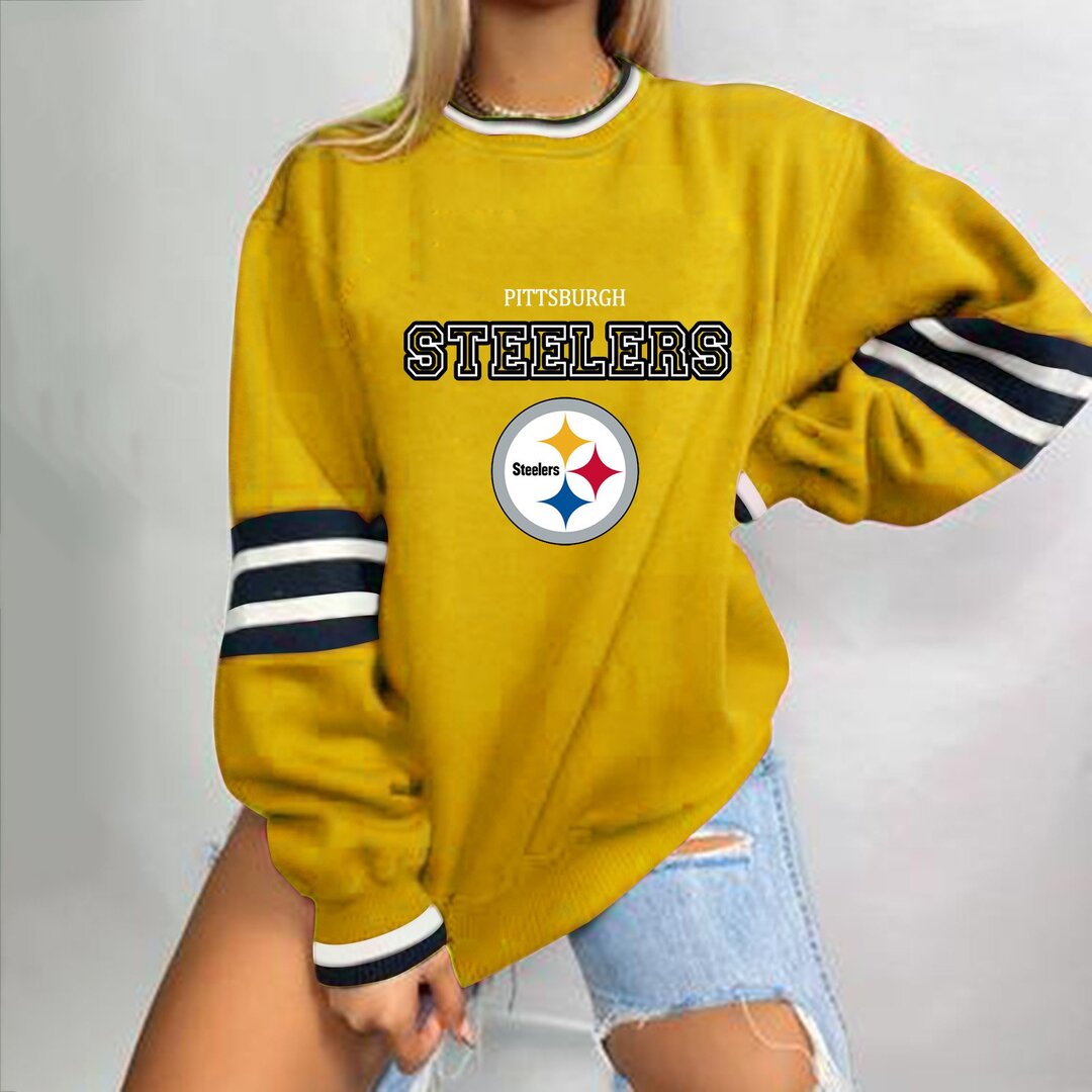 casual loose print Pullover