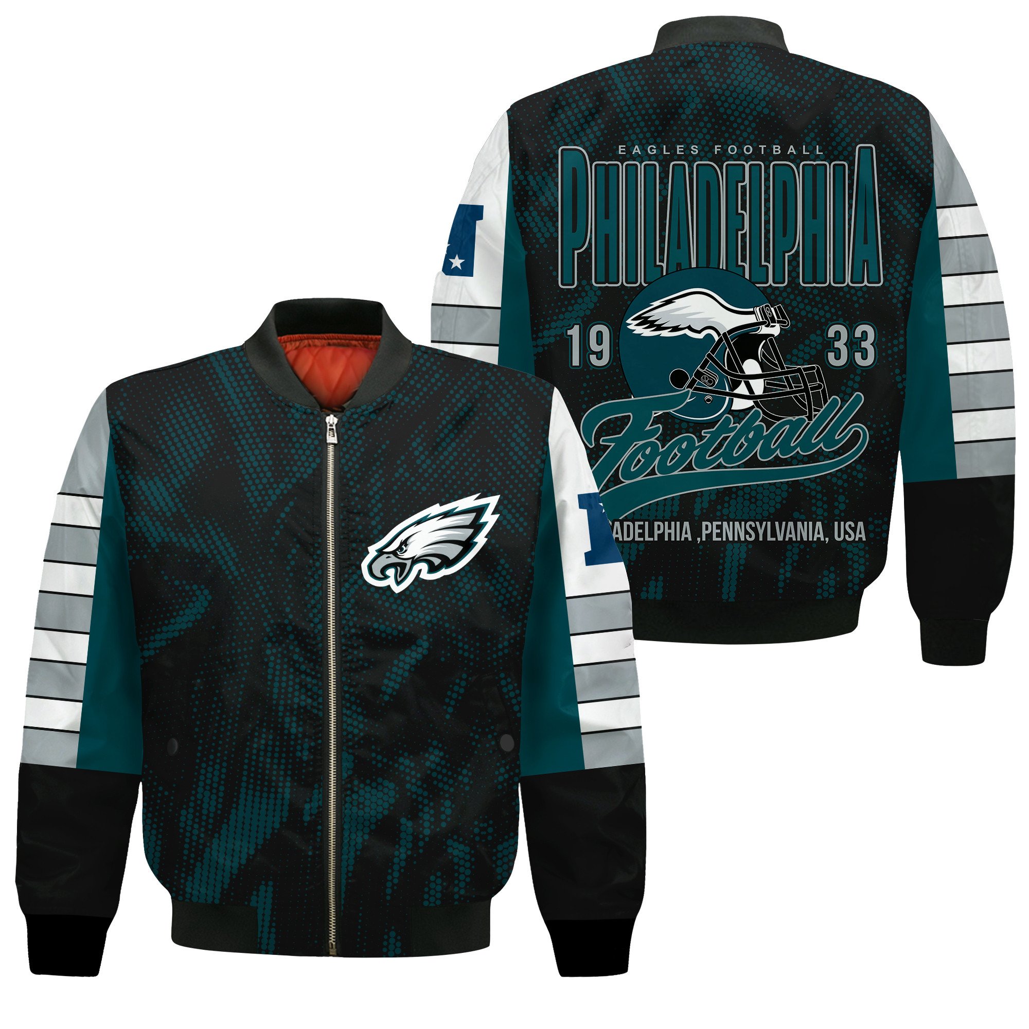 Philadelphia Eagles Football Team 2025 - 26 Wear Your Passion Bomber Jacket