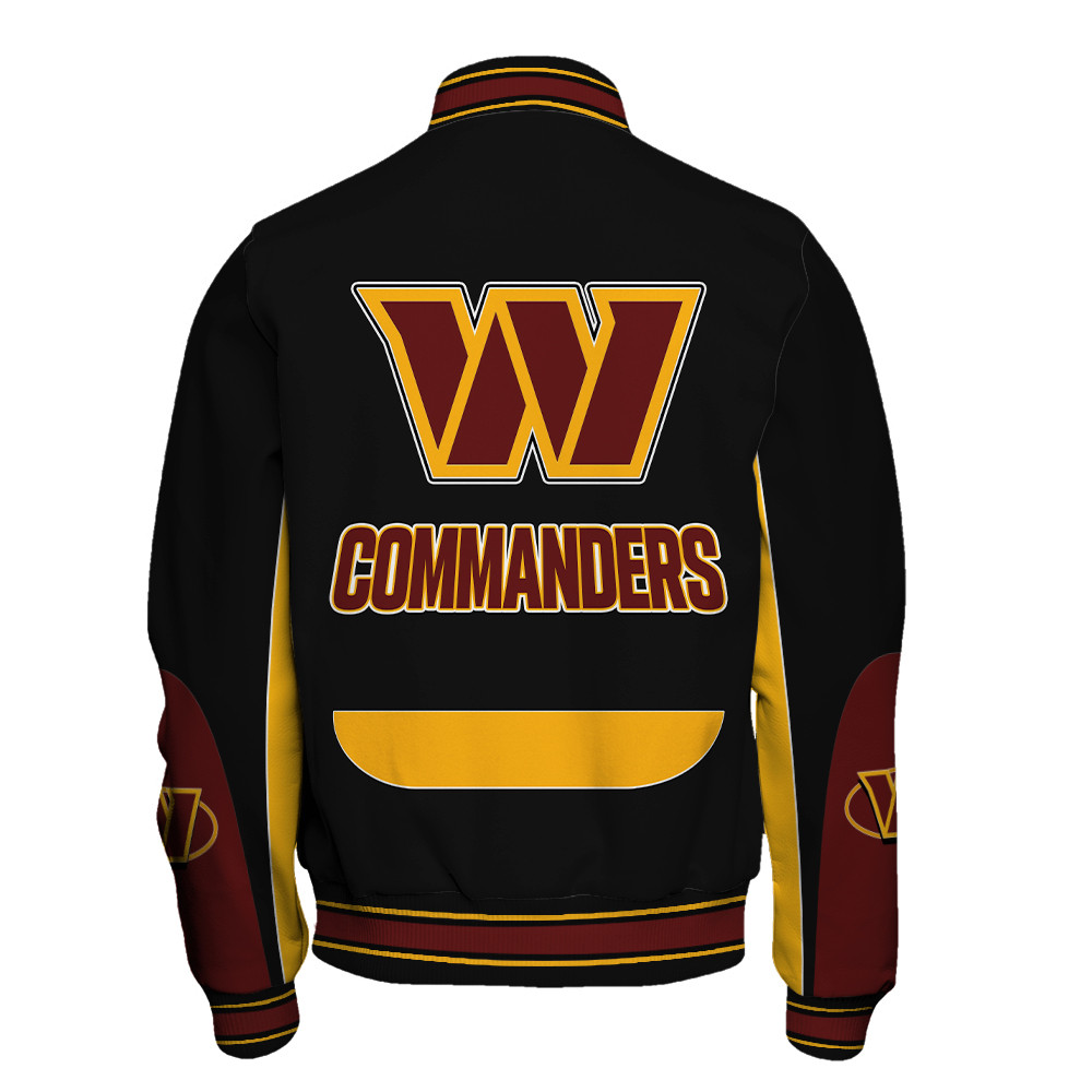Washington Commanders Football Team 2025 - 26 In Sync With The Home Team Unisex Varsity Jacket