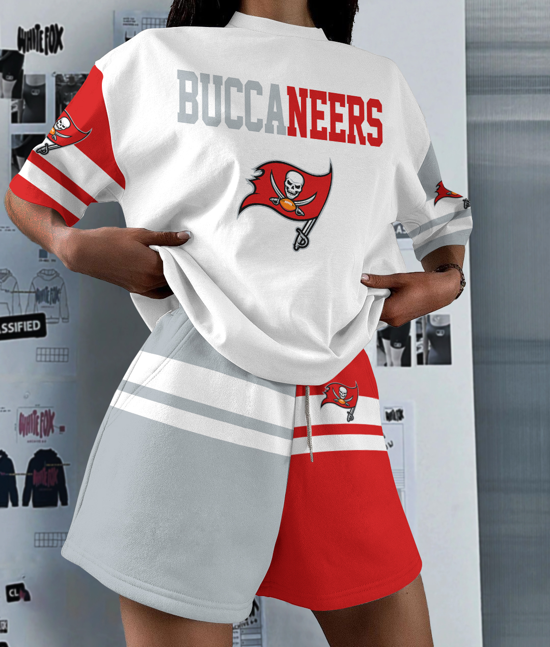 Tampa Bay Buccaneers  Limited Edition Women's T-Shirt & Short Set