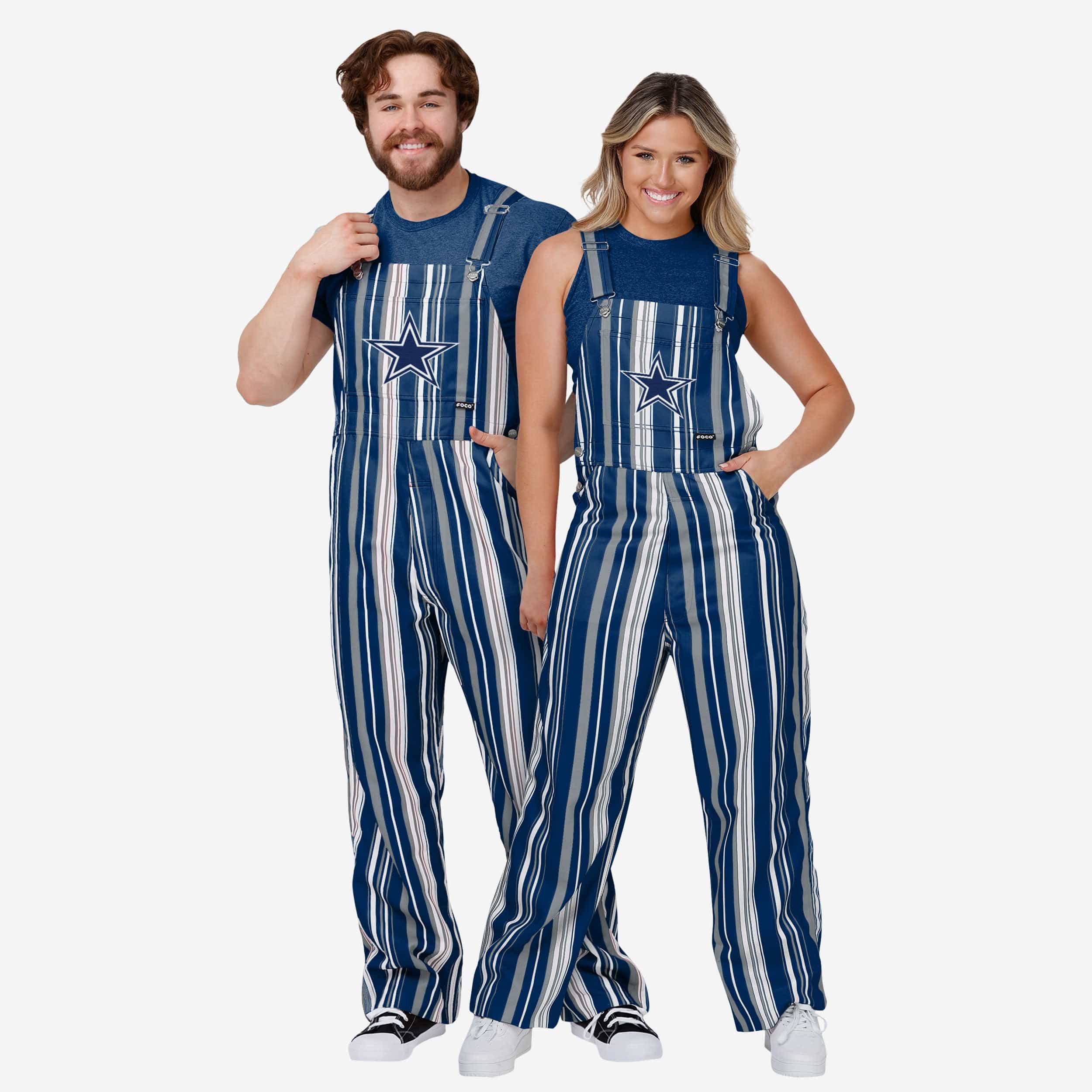 New Womens Hyper Stripe Bib Overalls