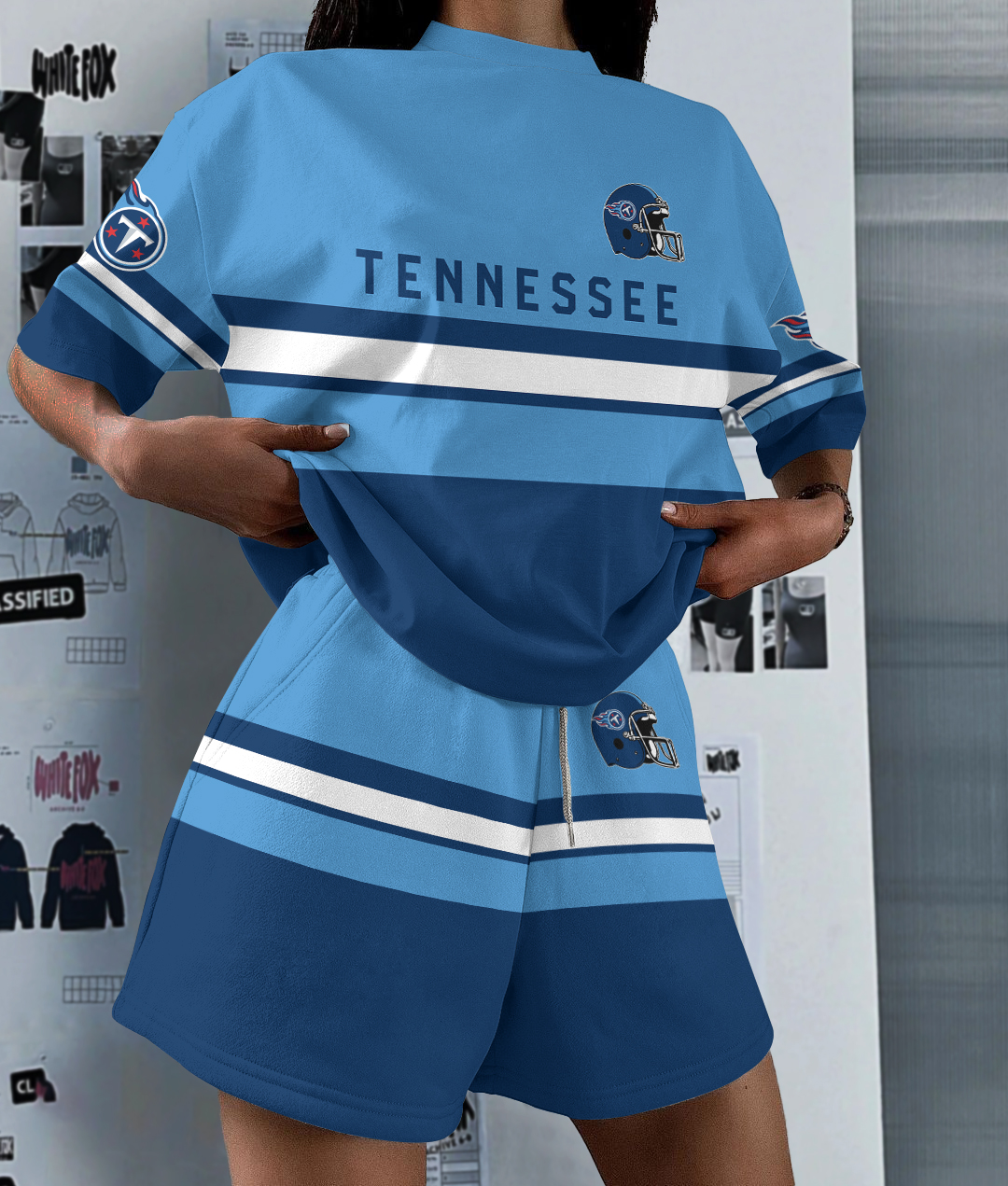 Tennessee Titans Limited Edition Women's T-Shirt & Short Set