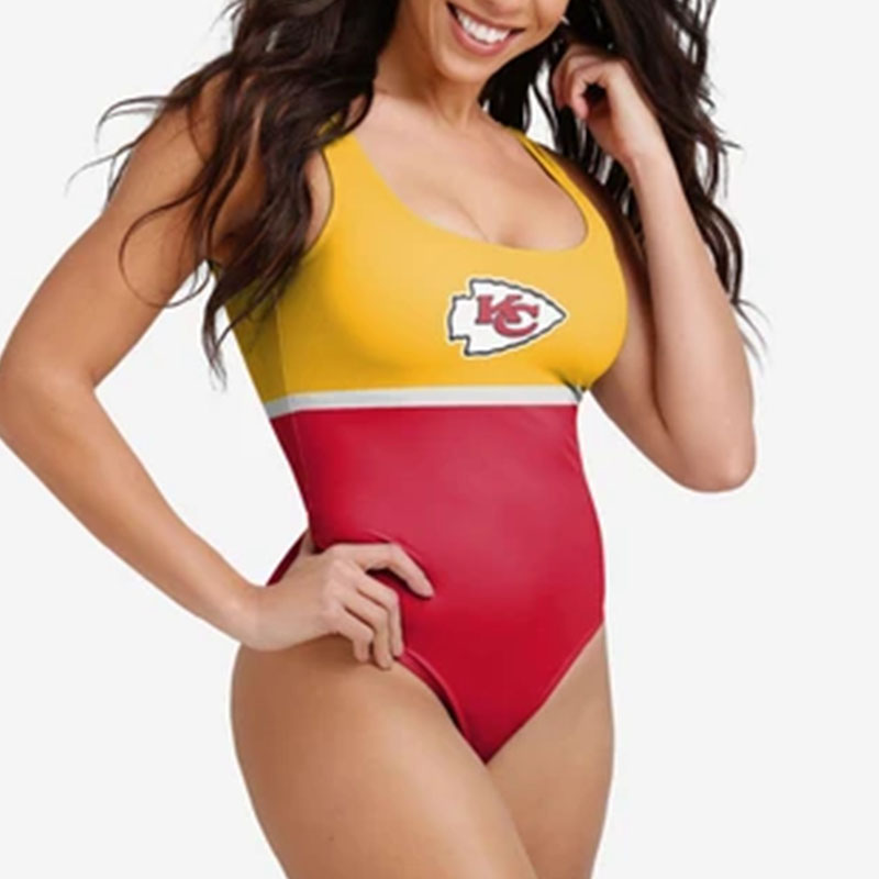 Fashion printed beach one-piece swimsuit bikini