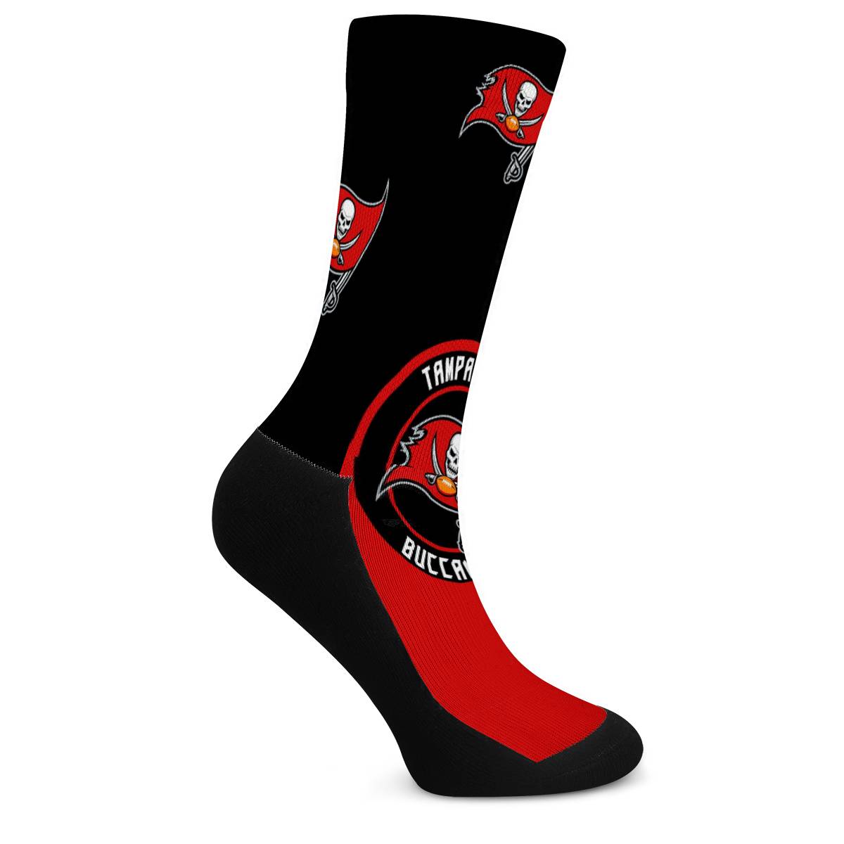 Tampa Bay Buccaneers For Bare Feet Crew Socks